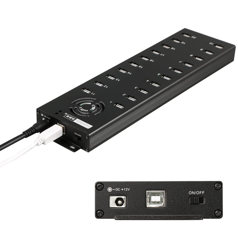 Usb Hub - Sipolar A-805P 20-Port USB 2.0 Hub