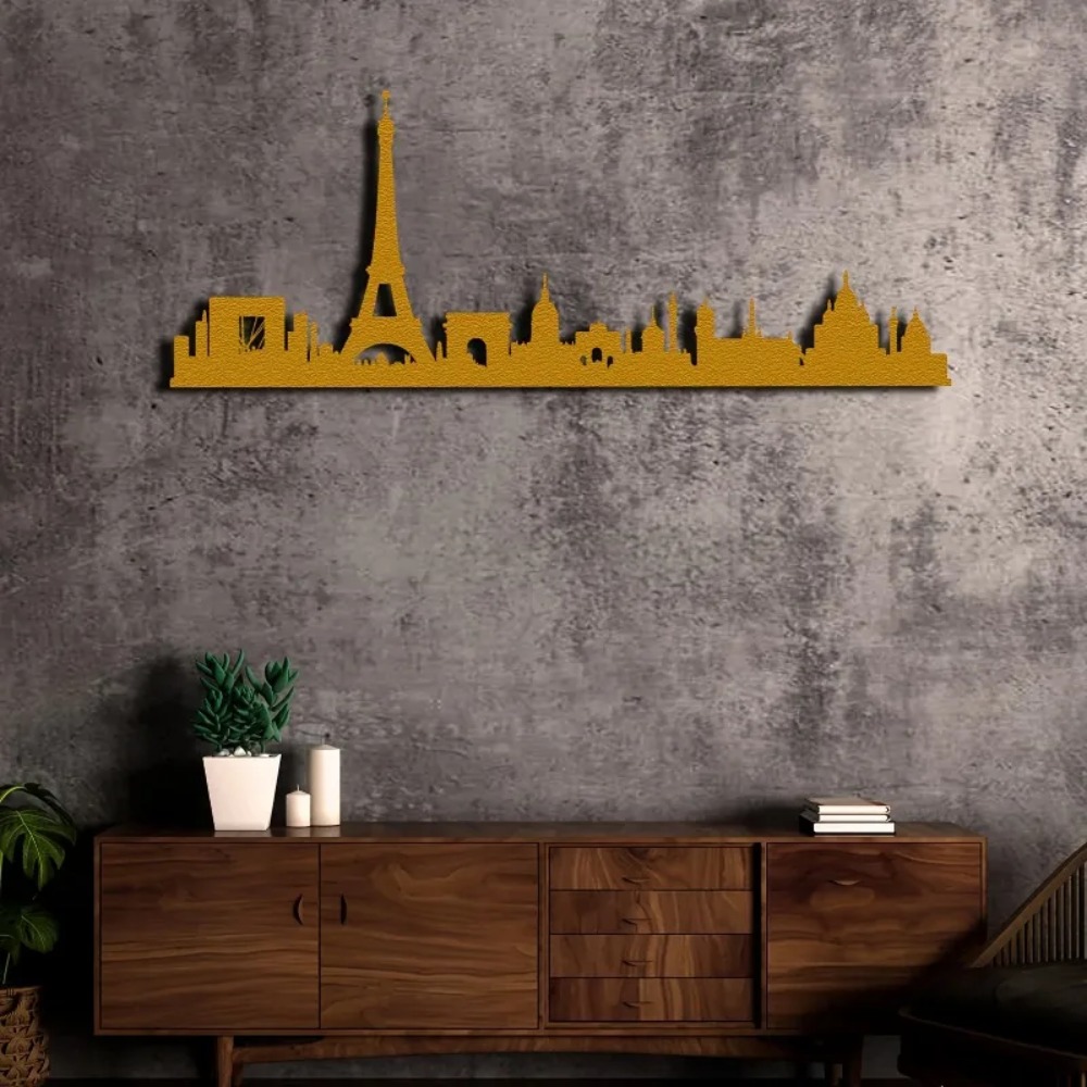 Laptop Mouse - CIFbuy Paris-Thema Metall-Wandkunst Gaming-Mauspad mit rutschfester
