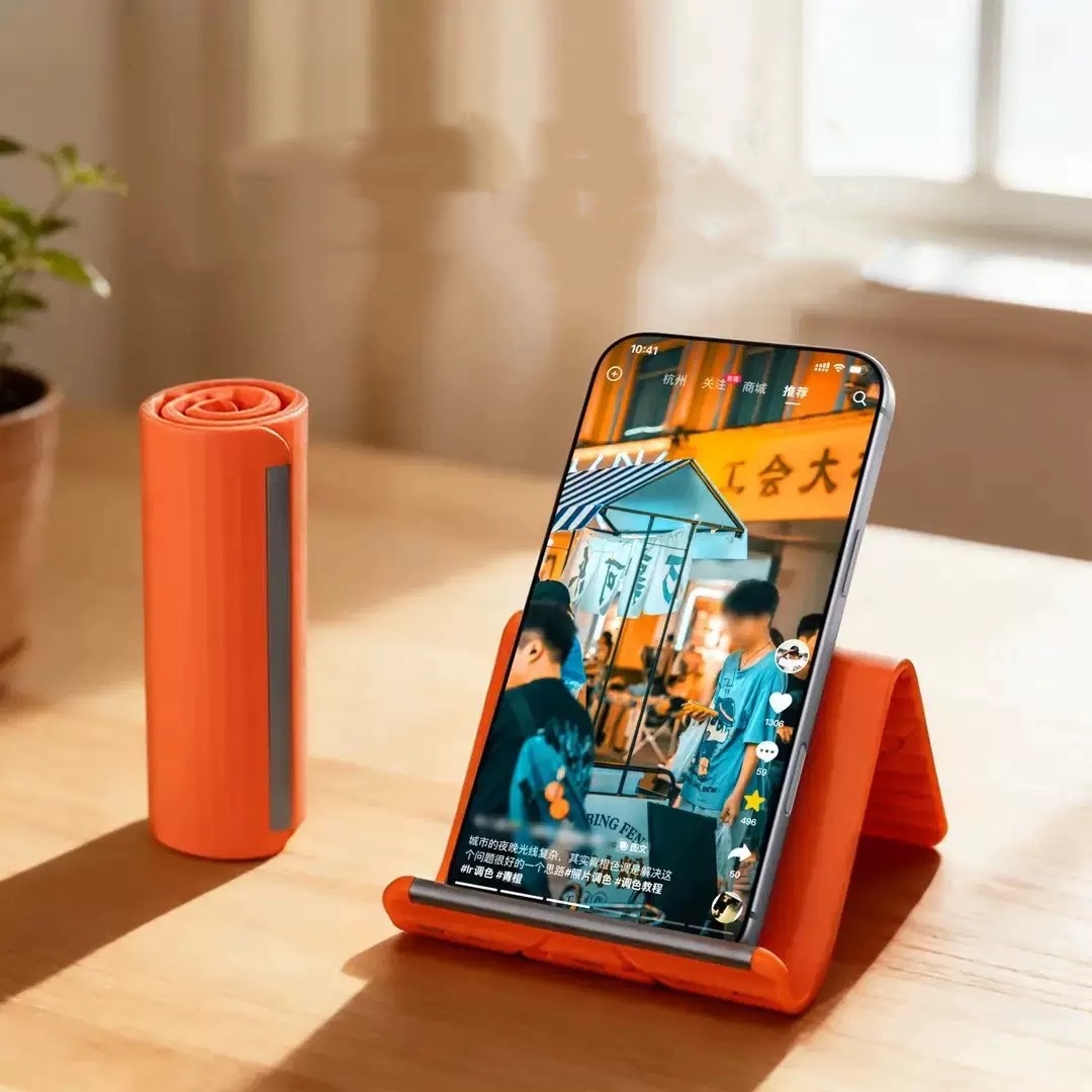 Laptop Original Accessories - Flexibler Tragbarer Telefonständer aus Silikon für