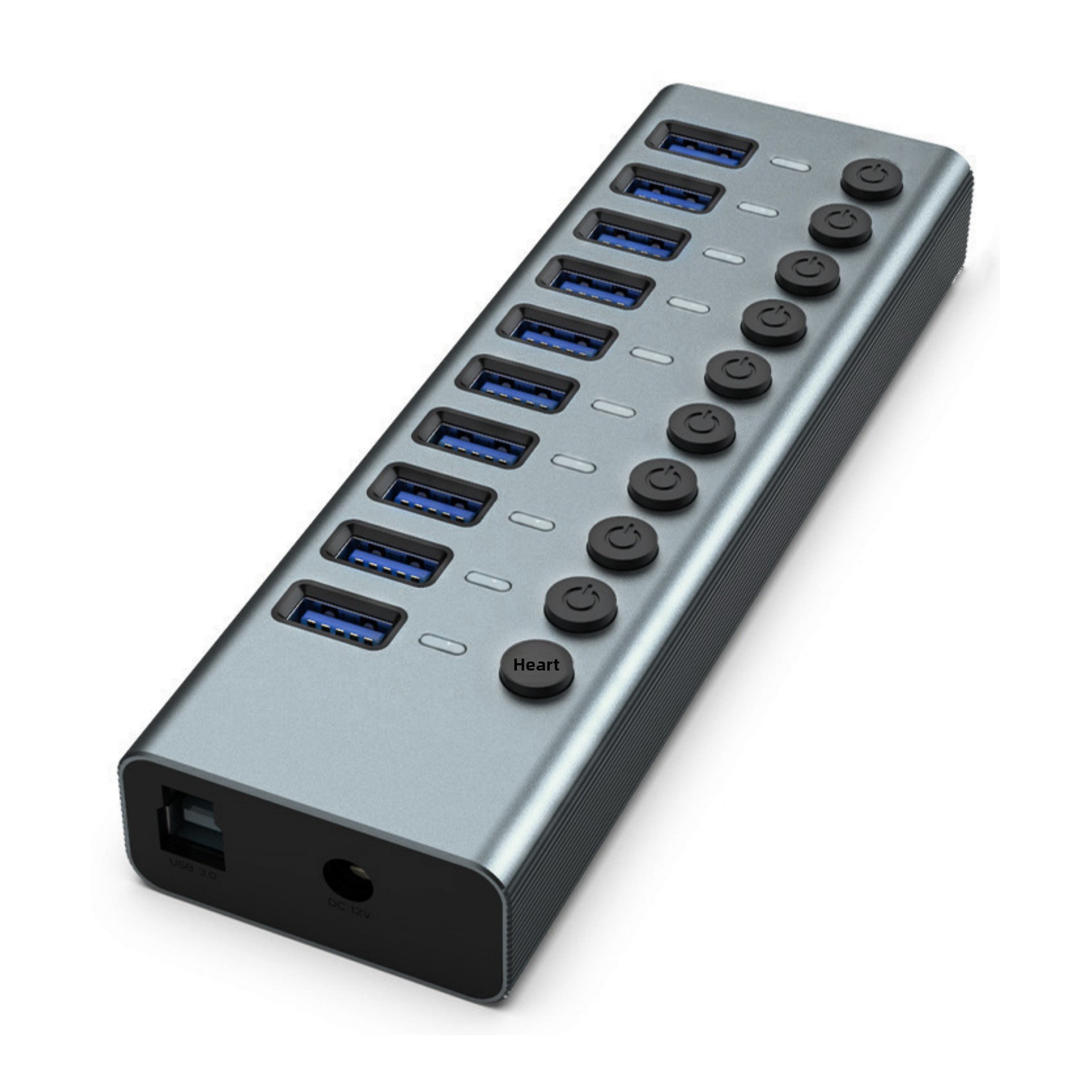 Usb Hub - USB 3.0 Hub mit 10 Anschlüssen,