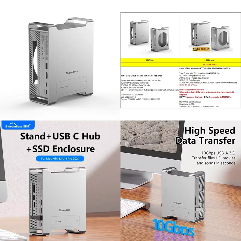 Usb Hub - AP01 für Mini M4 Stand Hub
