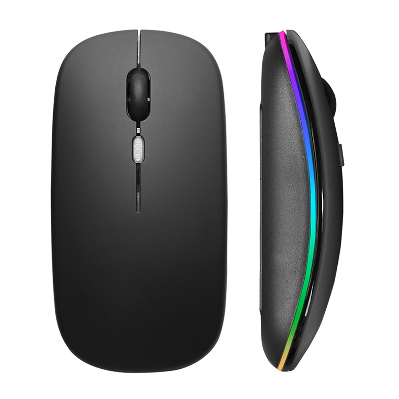 Laptop Mouse - Drahtlose Maus RGB Wiederaufladbare USB 2,4