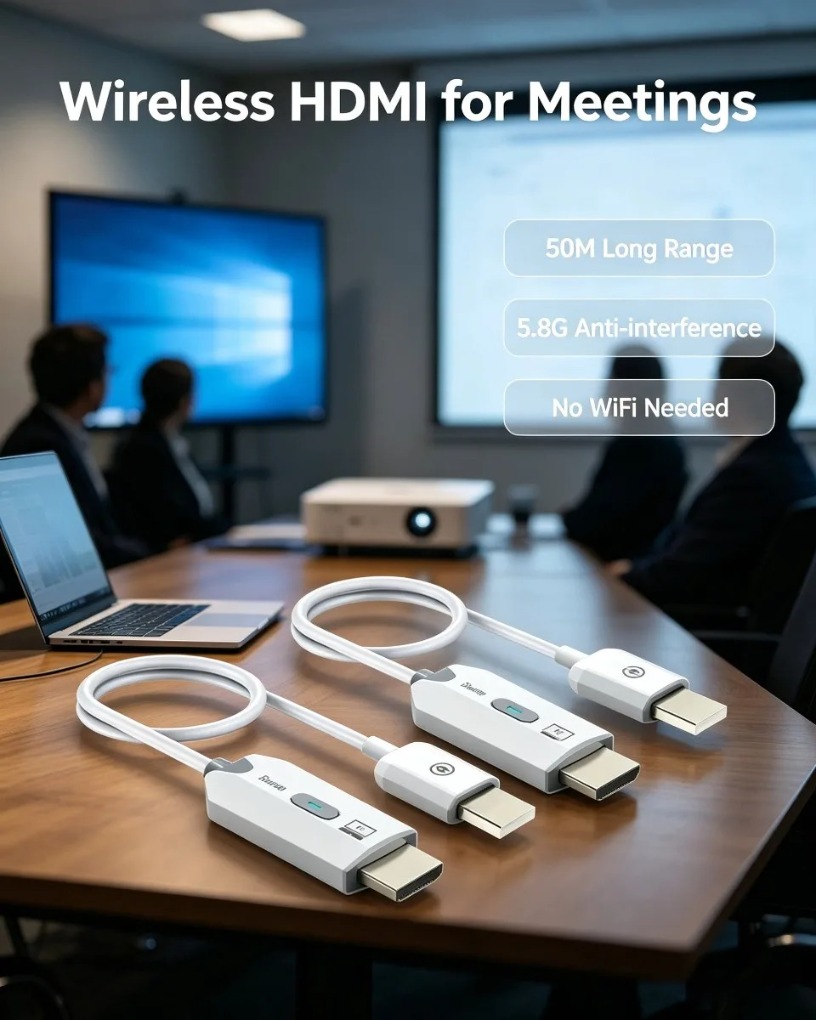Hdmi Cable - Punkt-zu-Punkt 4K HDMI-kompatibler Wireless Extender 50M
