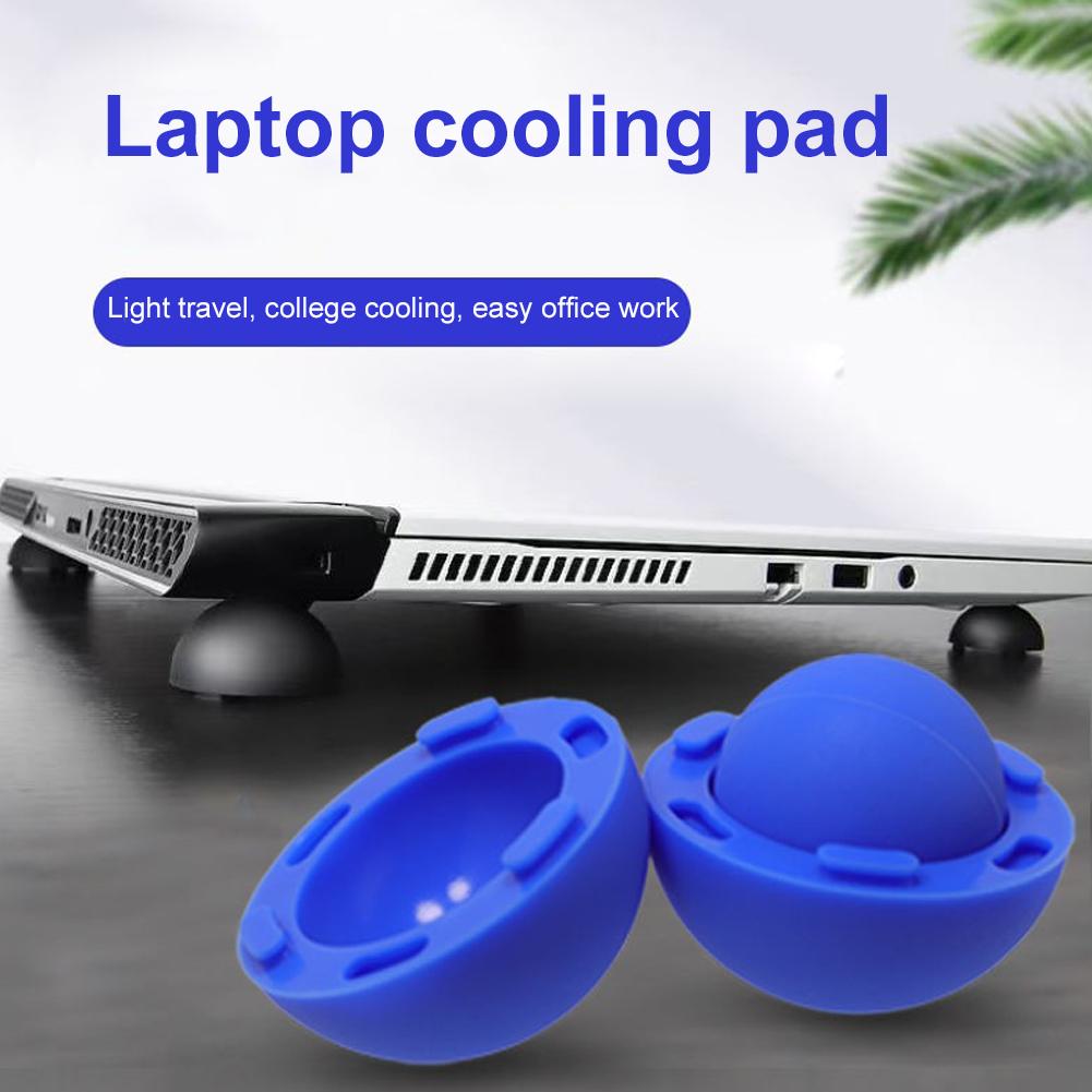 Laptop Cooling Pad - Wärmeableitungsball Silikon-Laptop-Kühlpad Büro Zuhause Alltag Für