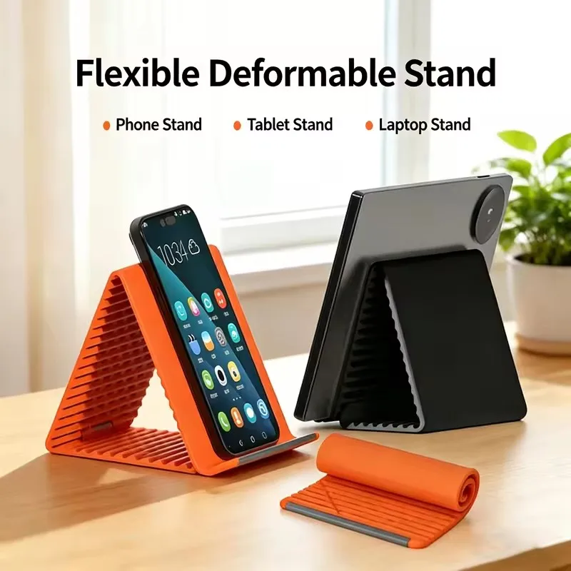 Biegsamer Silikon-Desktop-Hand – Laptop Stand Bewertung und Preis