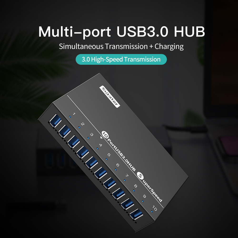 A103 Sipolar 10-Port USB-Hub m – Usb Hub Bewertung und Preis