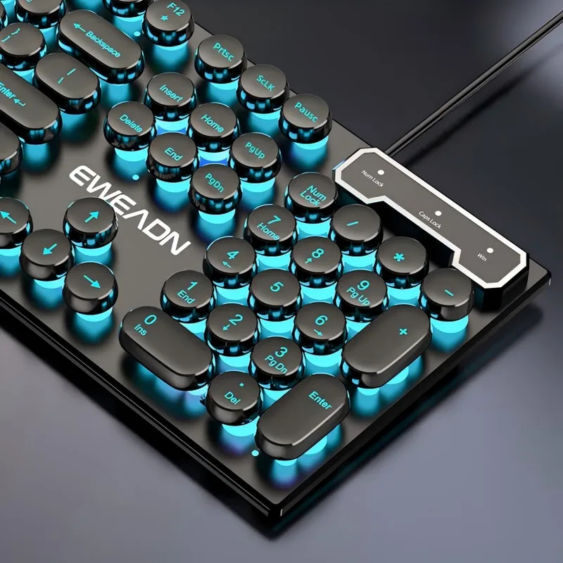 Retro Punk Mechanisches Tastat – Laptop Mouse Bewertung und Preis