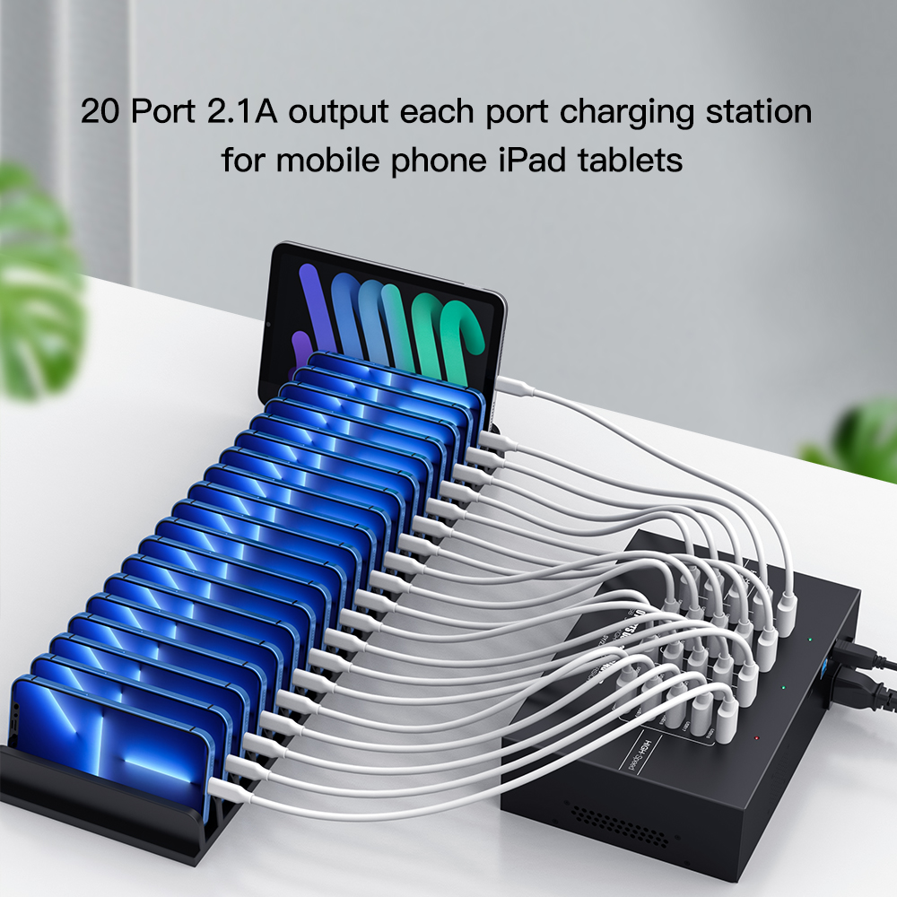 20-Port USB 3.0 Ladehub mit Sy – Usb Hub Bewertung und Preis