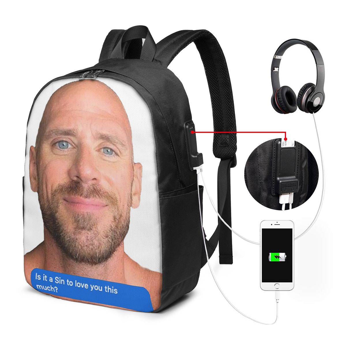 Johnny Sins Flirty Text Bubble – Laptop Bag Bewertung und Preis