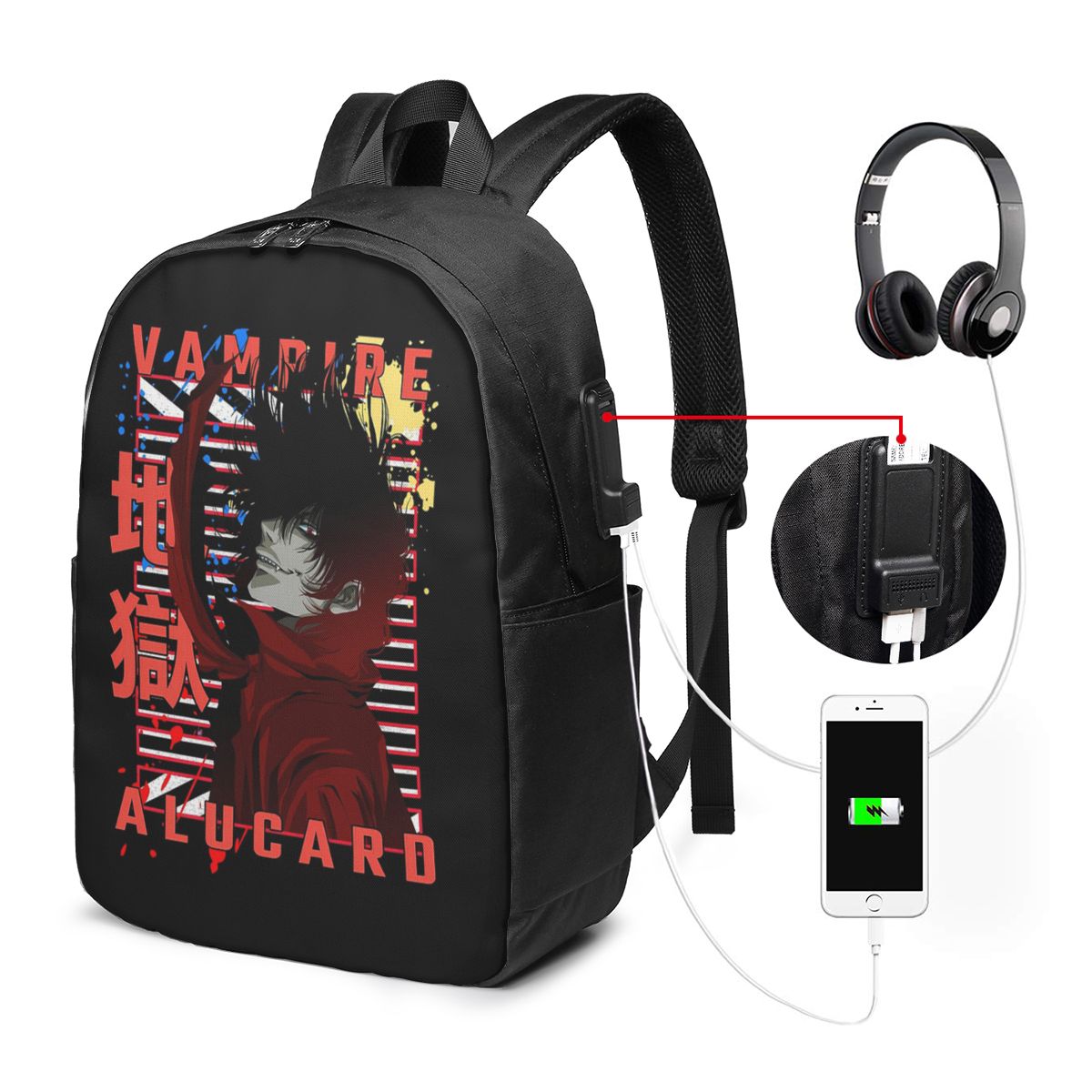 Alucard Hellsing Manga Rucksac – Laptop Bag Bewertung und Preis