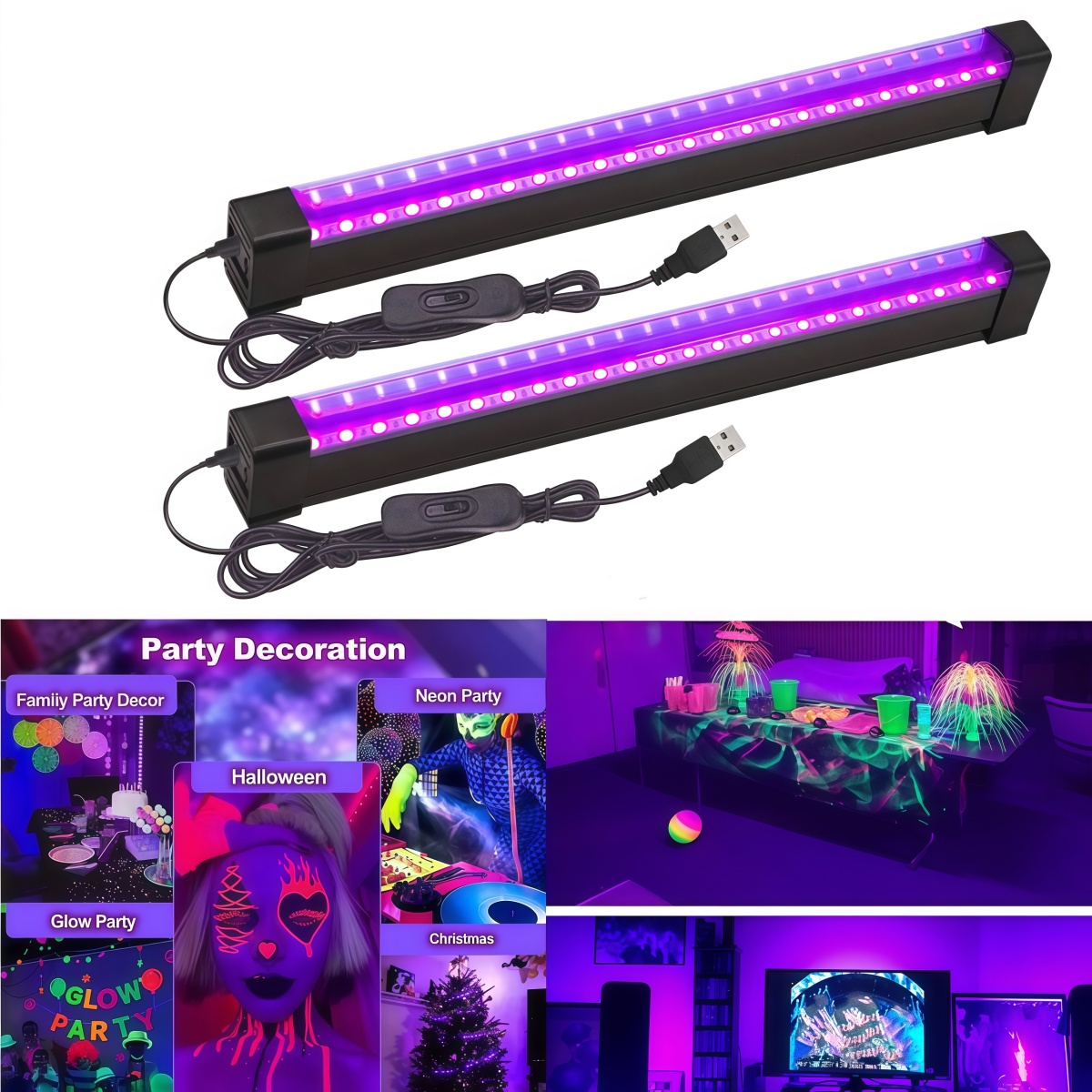Schwarzlicht-Röhre 5W/10W USB- – Usb Hub Bewertung und Preis