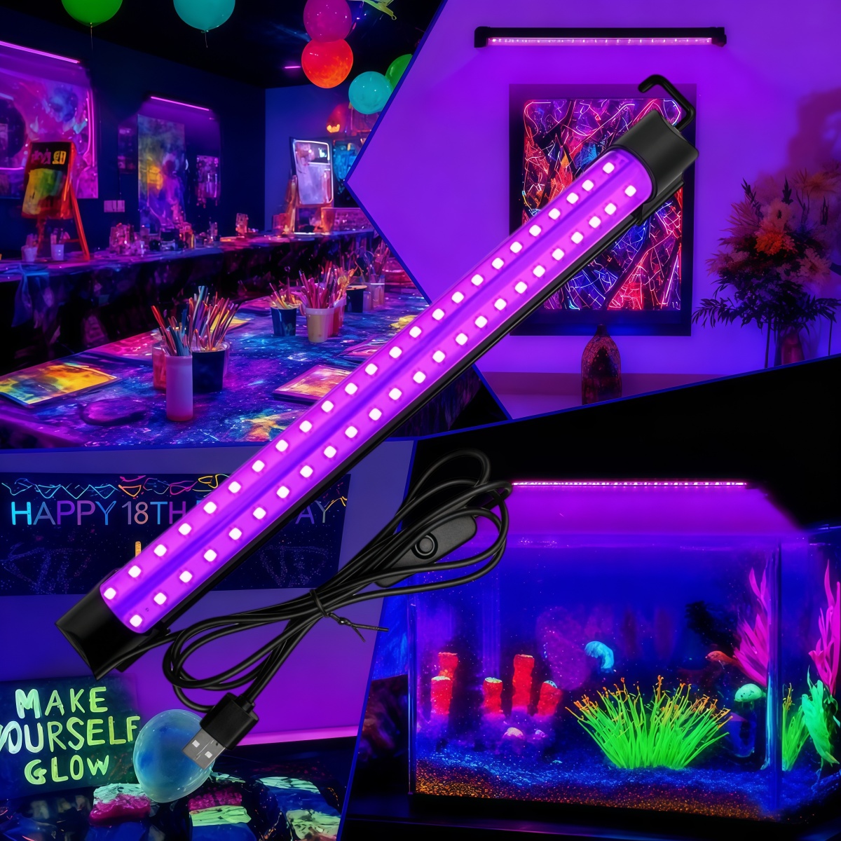 Schwarzlicht-Röhre 5W/10W USB- – Usb Hub Bewertung und Preis