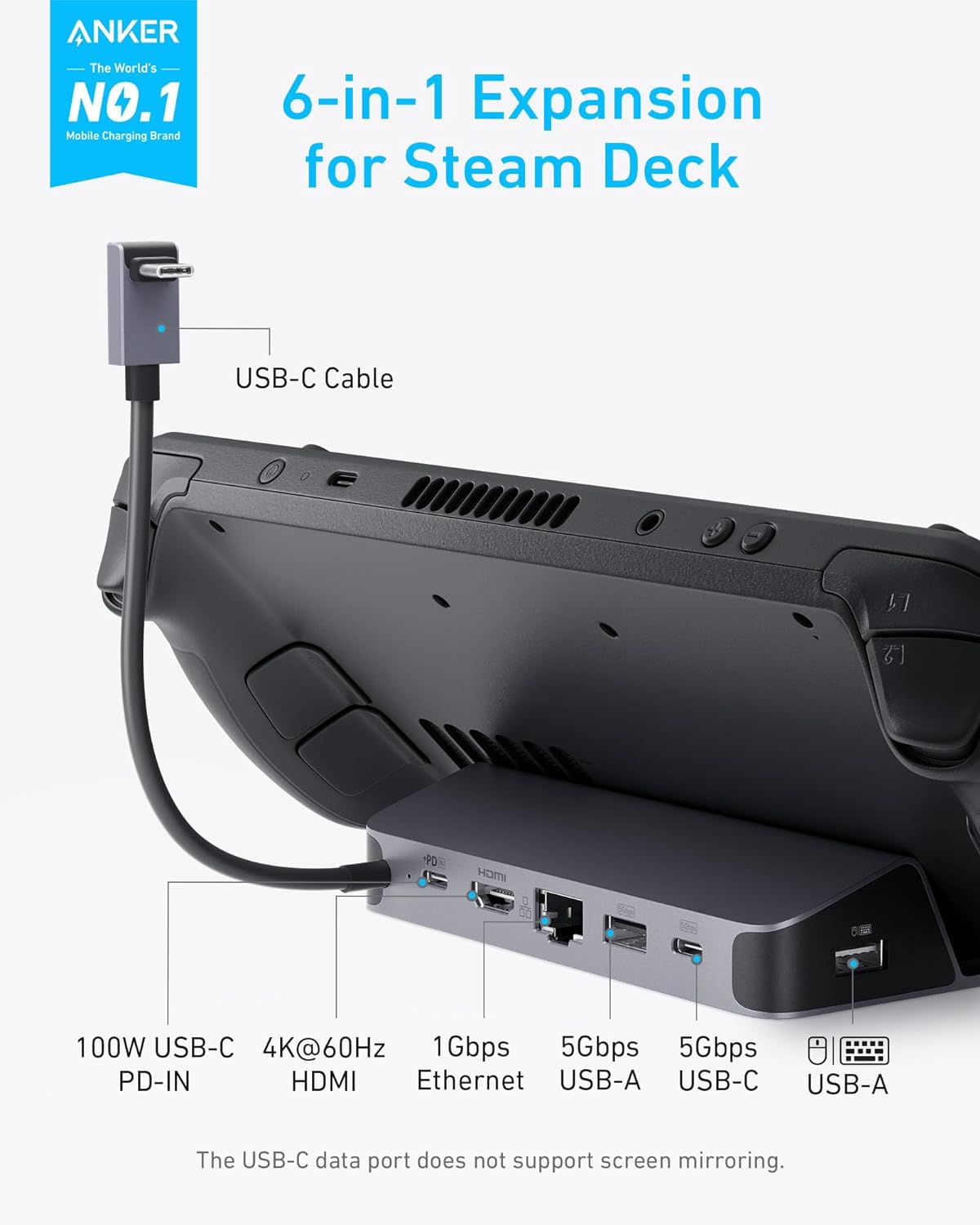 Anker Ladestation für Steam De – Usb Hub Bewertung und Preis