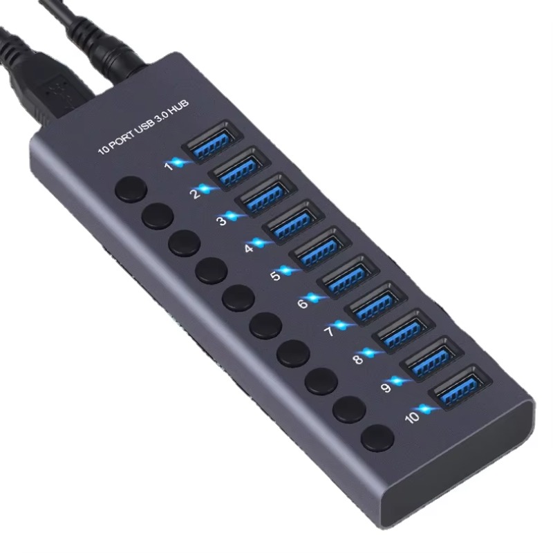 10-Port-Aluminiumlegierungs-Ho – Usb Hub Bewertung und Preis