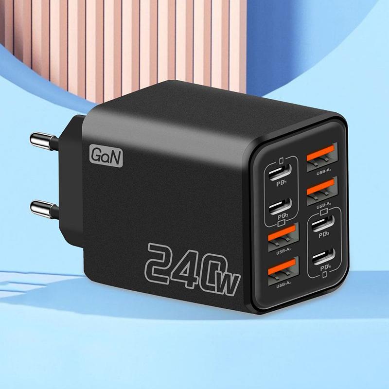 240W GaN USB-C Ladegerät 8-in- – Laptop Charger Bewertung und Preis