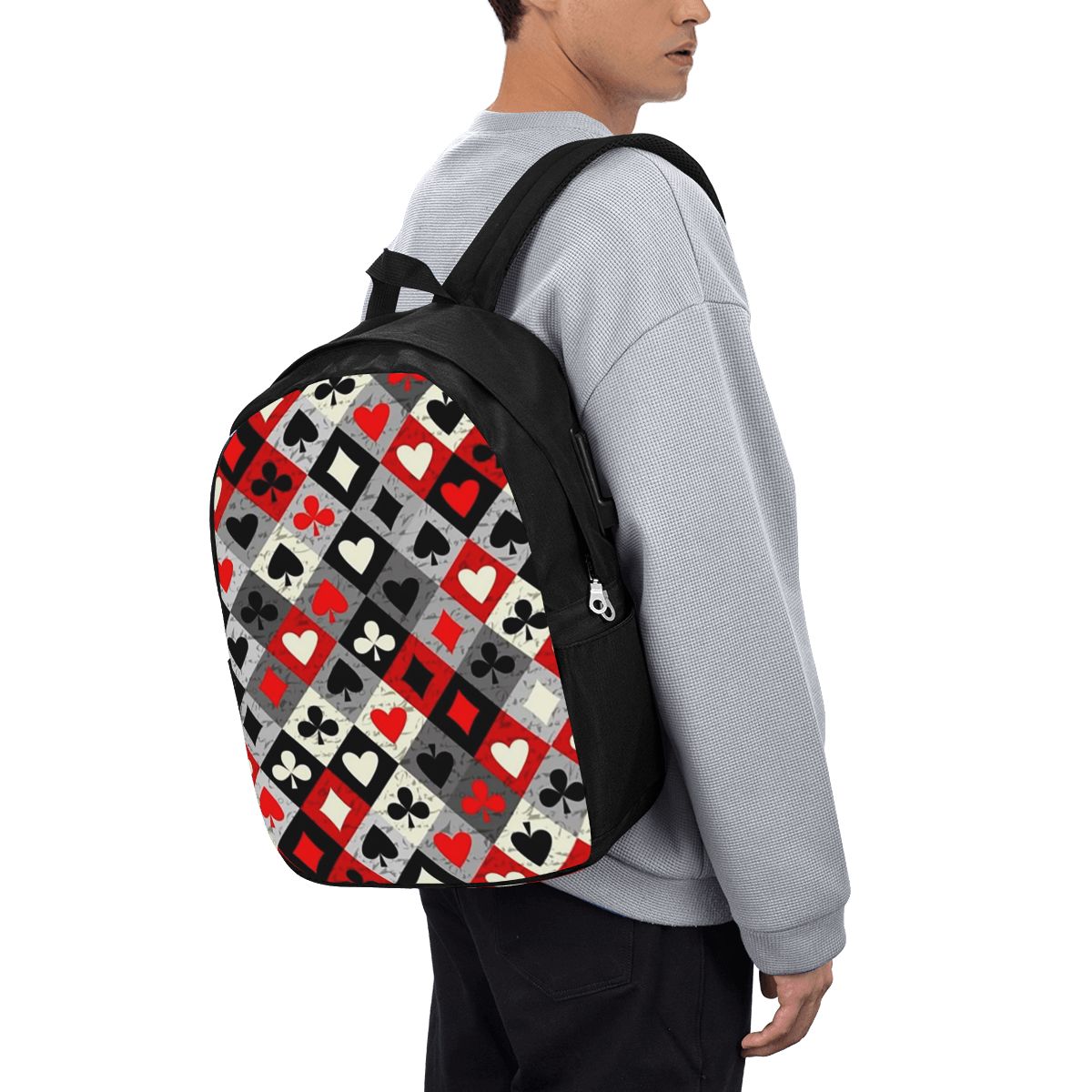 Rucksack mit Spielkarten-Poker – Laptop Bag Bewertung und Preis