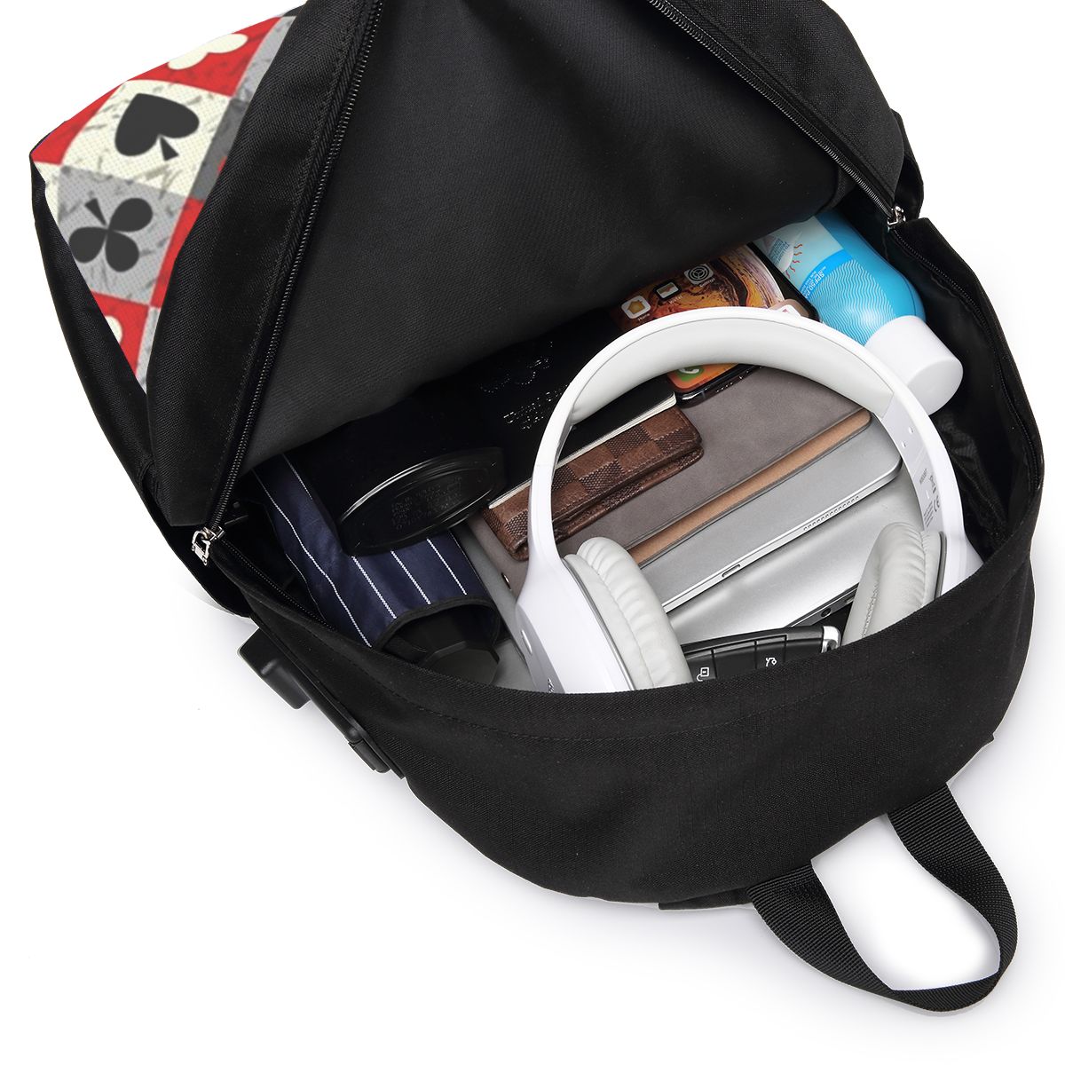 Rucksack mit Spielkarten-Poker – Laptop Bag Bewertung und Preis