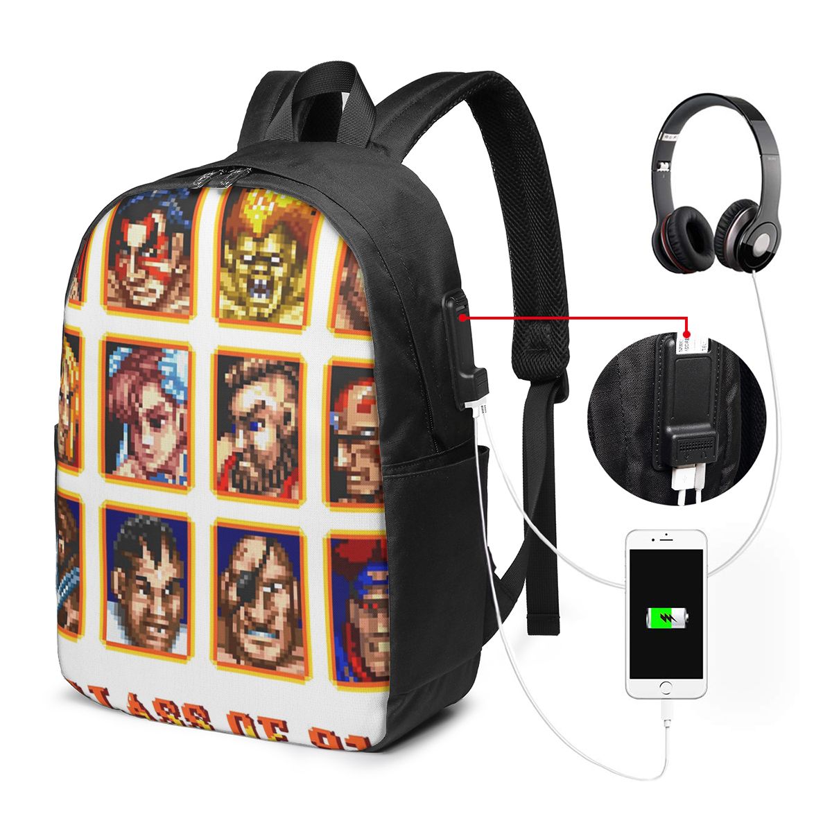 Defeated Portraits Super Stree – Laptop Bag Bewertung und Preis