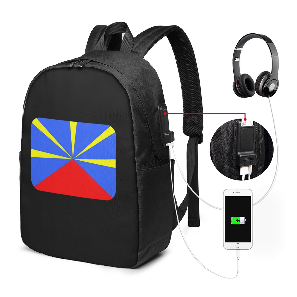 974 Rucksack mit Reunion-Insel – Laptop Bag Bewertung und Preis