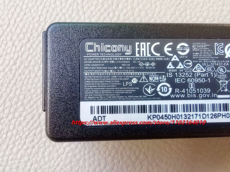 Original 19 V 2,37 A 45 W Lapt – Laptop Charger Bewertung und Preis