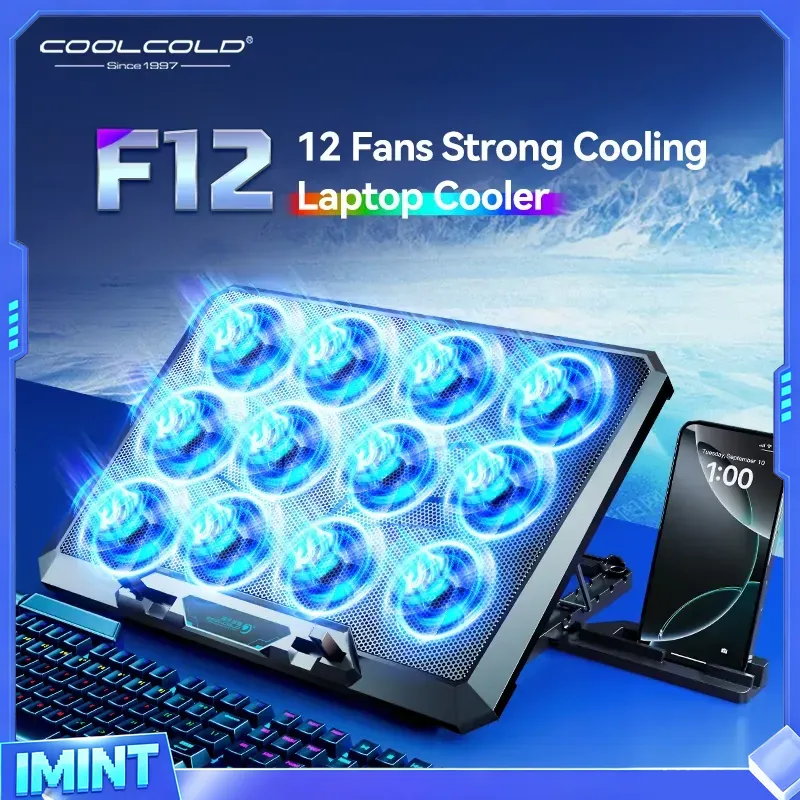 COOLCOLD Laptop-Kühlpad mit 12 – Laptop Stand Bewertung und Preis