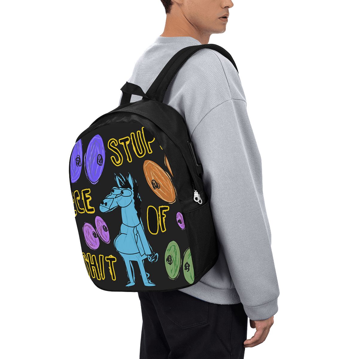 Cartoon Bojack Horseman Stupid – Laptop Bag Bewertung und Preis